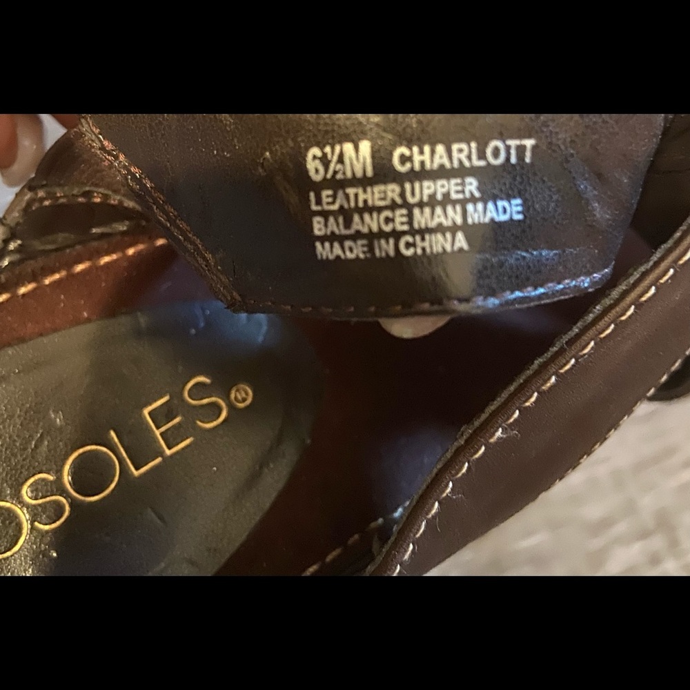 Aerosoles 6.5 Charlott Mule Sandals brown - Picture 8 of 8